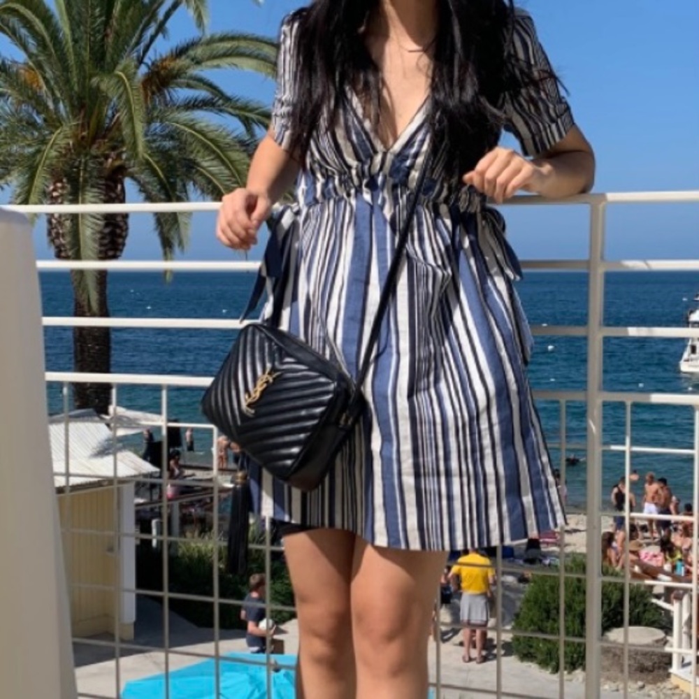 Zara low neck dress